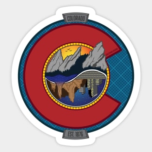 Colorado Badge - Color Sticker